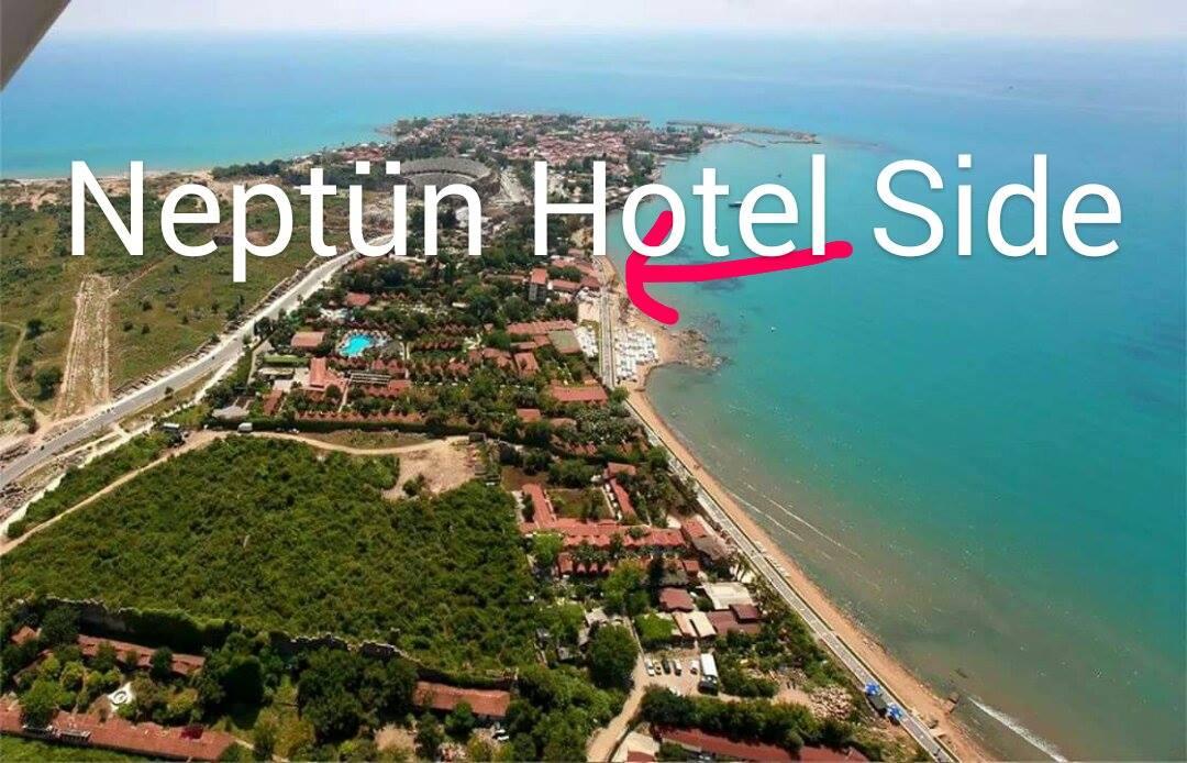 Neptun Hotel Сиде Екстериор снимка